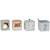 Lot de 4 cubes doux Forest friends+Safari friends 4 - vertbaudet enfant 