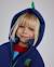 Manteau matelassé garçon à capuche avec écusson dinosaure Bleu 2 - vertbaudet enfant 