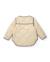 Manteau fille matelassé en toile avec boutons Beige 3 - vertbaudet enfant 