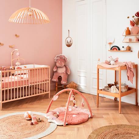 Doudou xxl d'activité louli en mousseline Ecru 6 - vertbaudet enfant 