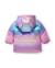 Manteau fille holographique avec capuche à oreilles Bleu 3 - vertbaudet enfant 
