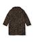 Manteau fille en tissu plat avec imprimé animal et boutons Marron 2 - vertbaudet enfant 