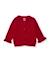 Gilet en tricot pour bébé avec fleurs en relief Rouge 1 - vertbaudet enfant 