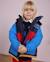 Manteau matelassé à capuche pour garçon en tissu déperlant Bleu 1 - vertbaudet enfant 