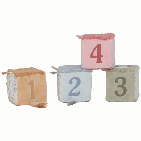 Lot de 4 cubes doux Forest friends+Safari friends 8 - vertbaudet enfant 