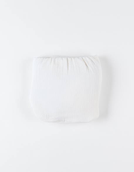 Doudou xxl d'activité louli en mousseline Ecru 2 - vertbaudet enfant 
