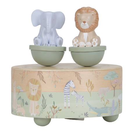 Boite à musique safari friends Vert 3 - vertbaudet enfant 