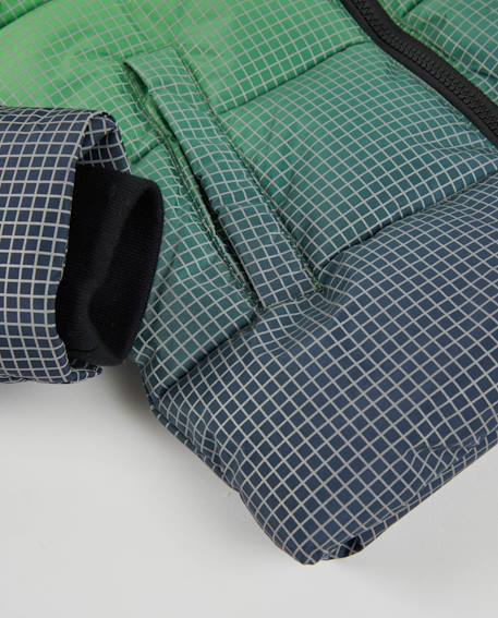 Manteau matelassé pour garçon avec motif géométrique Vert 5 - vertbaudet enfant 