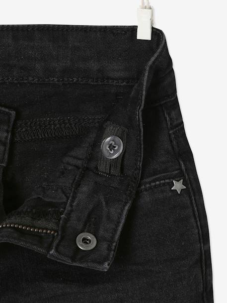Jean slim MorphologiK fille tour de hanches LARGE denim black 7 - vertbaudet enfant 