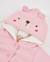 Manteau en tissu plat pour bébé avec capuche à oreilles Rose 3 - vertbaudet enfant 