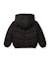 Manteau garçon matelassé avec capuche ajustable et imprimé lettres Noir 3 - vertbaudet enfant 
