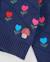 Gilet fille en tricot à imprimé floral et boutons Bleu 4 - vertbaudet enfant 
