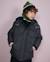 Manteau d'enfant matelassé avec capuche amovible et doublure chaude Gris 1 - vertbaudet enfant 
