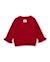 Gilet en tricot pour bébé avec fleurs en relief Rouge 2 - vertbaudet enfant 
