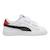 Baskets basses à scratch Puma blanc noir aqua rouge 1 - vertbaudet enfant 