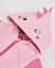 Ciré fille à capuche avec détails dinosaure Rose 4 - vertbaudet enfant 