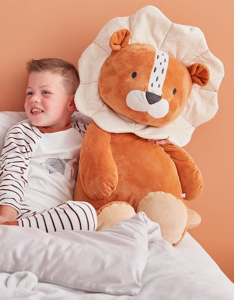 Babou lion 80cm Marron 2 - vertbaudet enfant 