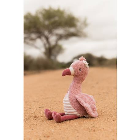 Peluche flamant rose safari friends Rose 4 - vertbaudet enfant 