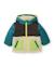 Doudoune garçon matelassée zippée style color-block Vert 2 - vertbaudet enfant 