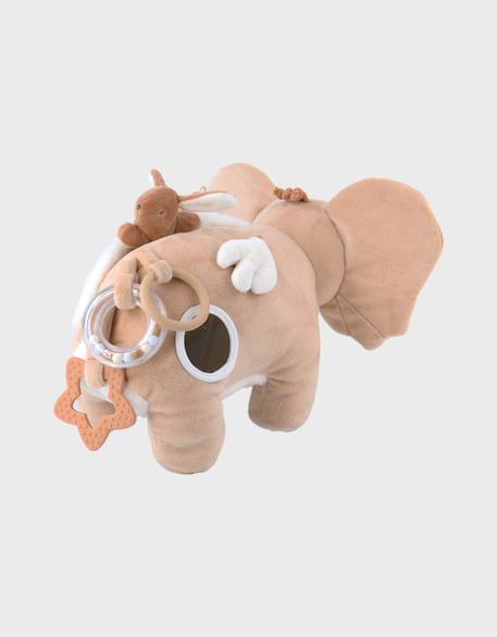 Peluche d'activités bali en veloudoux et mousseline Beige 4 - vertbaudet enfant 