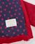 Manteau en fausse fourrure pour fille avec motif cœurs et fermeture zippée Rouge 5 - vertbaudet enfant 