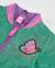 Veste en toile fille avec broderie papillon Vert 3 - vertbaudet enfant 