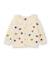 Gilet en tricot pour bébé avec imprimé floral Blanc 1 - vertbaudet enfant 