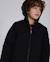 Blouson garçon matelassé avec capuche et style bomber Noir 1 - vertbaudet enfant 