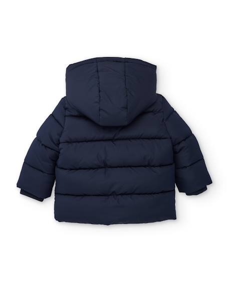 Manteau matelassé pour garçon avec capuche Bleu 2 - vertbaudet enfant 