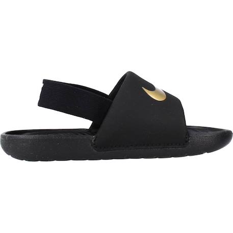 Sandale kawa slide – confort moelleux – junior Noir+Noir / Doré 7 - vertbaudet enfant 