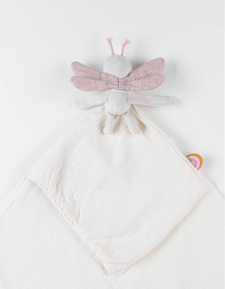 Doudou xxl d'activité louli en mousseline Ecru 4 - vertbaudet enfant 