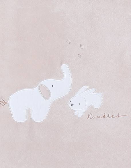 Gigoteuse 100cm veloudoux® - bali & snow Beige+Ecru 6 - vertbaudet enfant 
