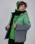 Manteau matelassé pour garçon avec motif géométrique Vert 1 - vertbaudet enfant 