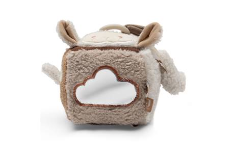 Cube d'activités spring garden Beige imprimé mouton+Blanc, rose, marron+Blanc, vert, marron+Bleu, vert d'eau, écru+Gris, marron, blanc+Rose, bleu, écru 2 - vertbaudet enfant 