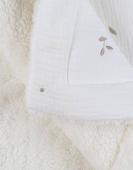 Couverture en gaze de coton bio 75x100CM Ecru 6 - vertbaudet enfant 