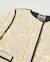 Manteau fille matelassé en toile avec boutons Beige 4 - vertbaudet enfant 
