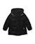 Manteau fille matelassé avec capuche ajustable et poches zippées Noir 3 - vertbaudet enfant 