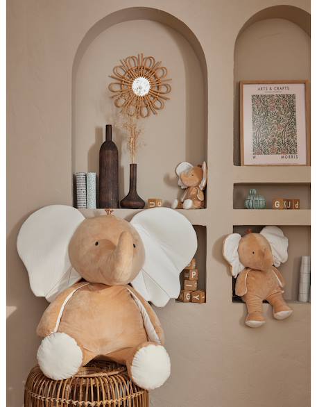 Bali eléphant 40cm Beige 3 - vertbaudet enfant 