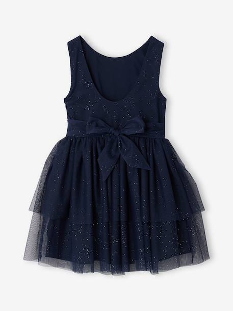 Ensemble robe et gilet enfant fille marine 10 - vertbaudet enfant 