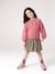 Robe bi-matière fille anthracite+écru+mauve+vert sauge 13 - vertbaudet enfant 