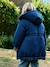 Parka réversible enfant fille kaki+marine 28 - vertbaudet enfant 