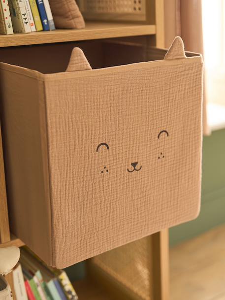 Lot de 3 bacs en gaze de coton beige 3 - vertbaudet enfant 