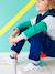 Tennis enfant garçon synthétique à scratchs marron+navy 12 - vertbaudet enfant 