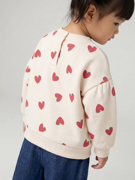 Sweat bébé fille écru 7 - vertbaudet enfant 