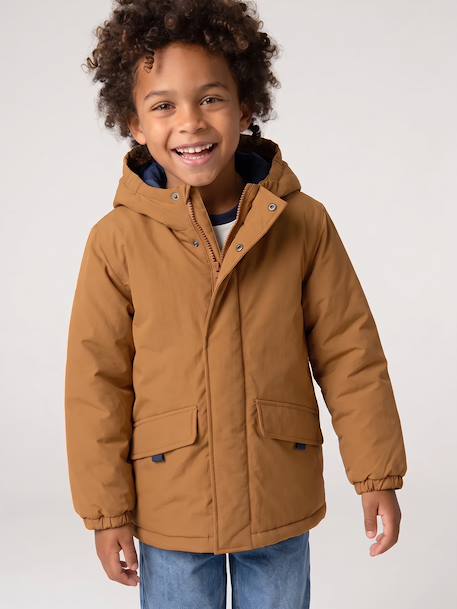 Parka 3 en 1 garçon amovible bleu ardoise+noix de pécan 17 - vertbaudet enfant 