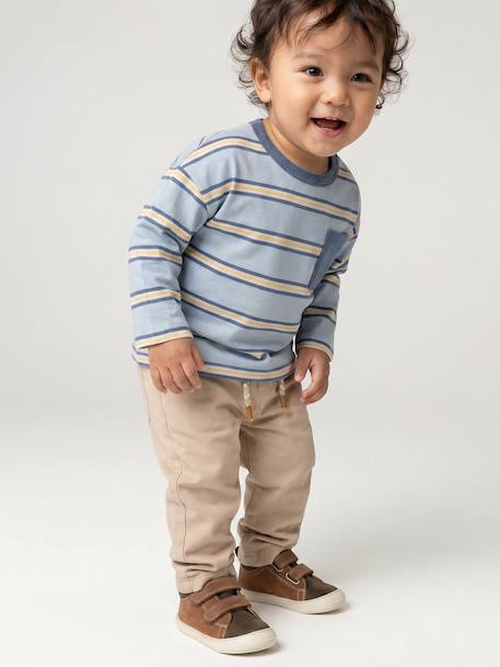 T-shirt manches longues bébé garçon bleu ciel 8 - vertbaudet enfant 