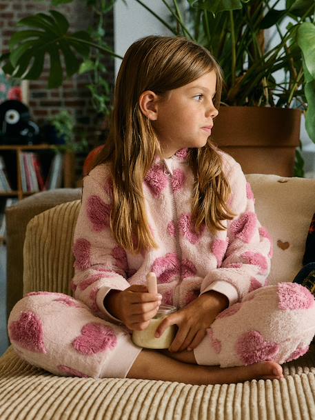 Combinaison pyjama fille rose bonbon 2 - vertbaudet enfant 