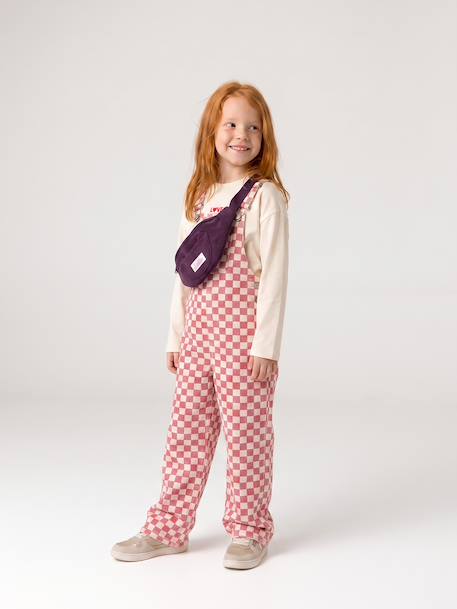 Salopette fille rose bonbon 2 - vertbaudet enfant 