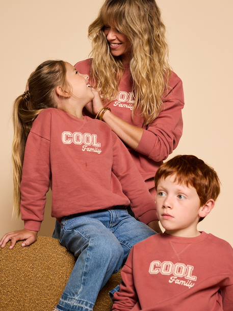 Sweat de noël enfant capsule famille terracotta 7 - vertbaudet enfant 