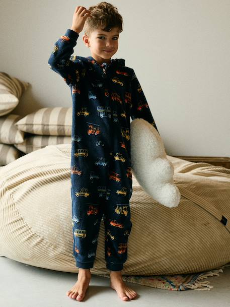 Combinaison pyjama garçon marine 1 - vertbaudet enfant 